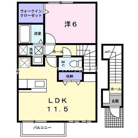 清輝橋駅 徒歩46分 2階の物件間取画像